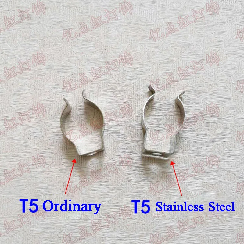 Bracket Clip for Fluorescent Lamp Tube Fixed Clip for LED Lights T4 T5 T8 T10 Bracket Fixing Buckle