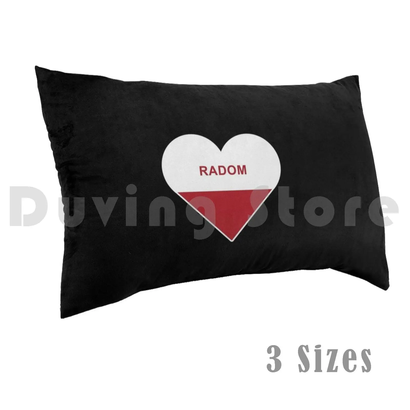 Pillow case Radom Poland Flag Radom Polska 2713 Radom Radom City Radom Map Radom Poland Radom