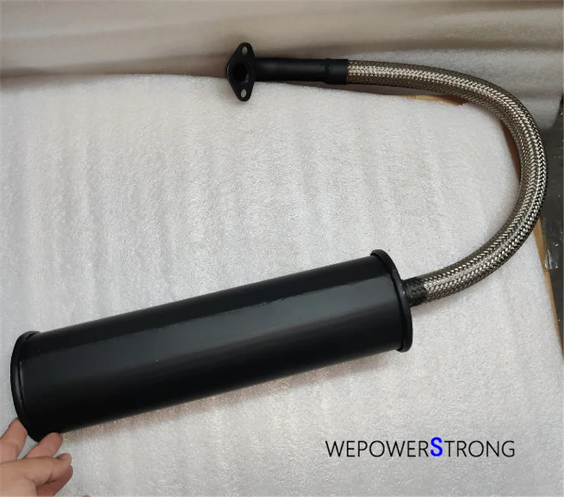 Flexible Muffler Exhasut Pipe Assy. Fits GX160 GX200 Type China 168F 170F 172F 225CC Gas Engine Applied For Exender Generator