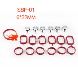 22MM and 33mm Auto Replacement Parts for BMW M57 Swirl Blanks Flaps Repair Delete Kit with Intake Gaskets Key Blanks