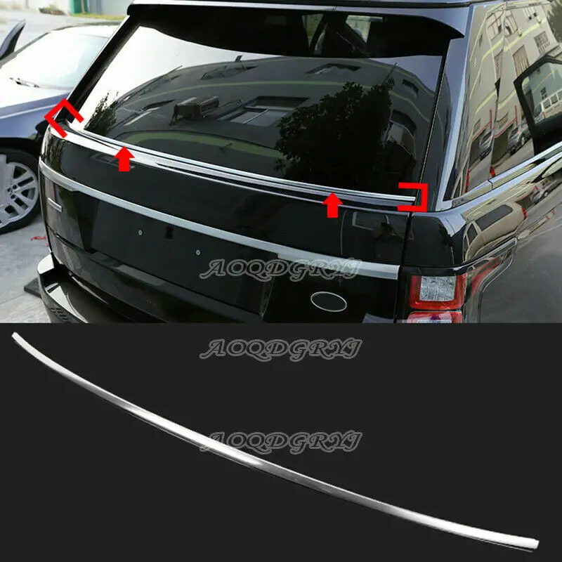 Past Voor Range Rover Vogue L405 2013-2021 Aluminium Achterklep Window Molding Bodem Strip Trim Auto Accessoires