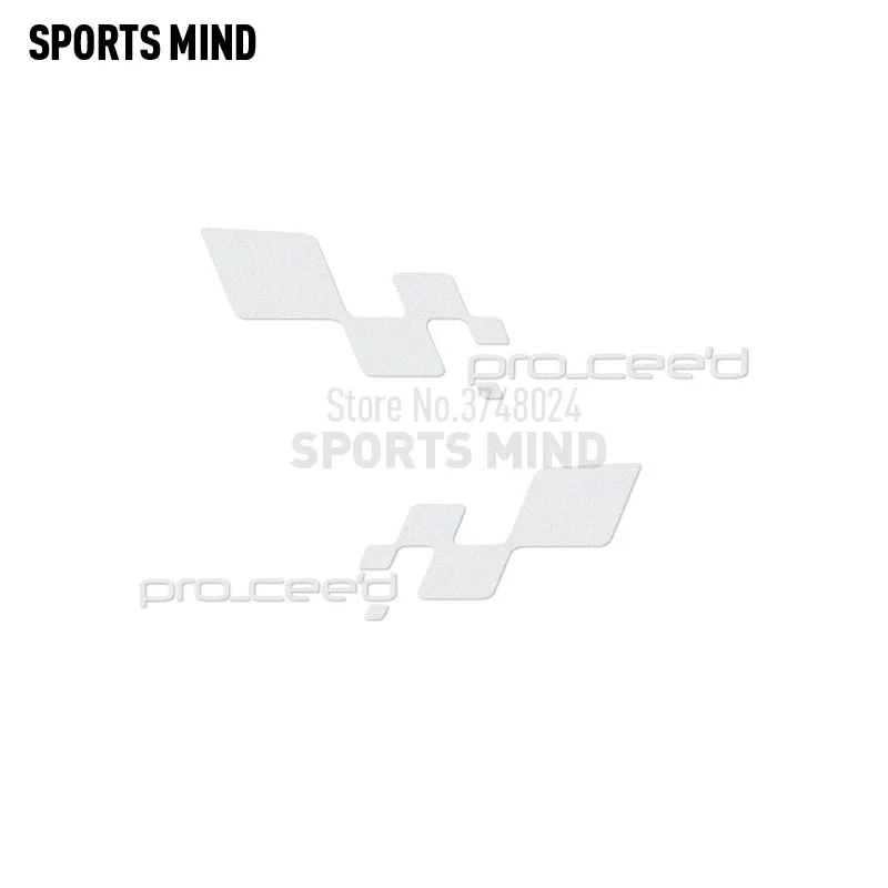 1 زوج الفينيل سيارة التصميم ل كيا برو Ceed GT-خط الخارجي اكسسوارات السيارات مرآة الرؤية الخلفية سيارة الشارات ملصقات #5