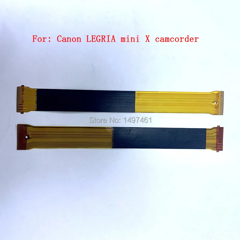บานพับ LCD ยืดหยุ่นหมุนเพลา FCC flexibe ชิ้นส่วนซ่อมสายเคเบิลสำหรับ Canon LEGRIA MINI X กล้องวิดีโอ