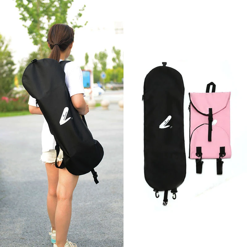 Mochila de monopatín de doble balancín, bolsa de tabla de surf de tierra, bolsa de tabla de baile, accesorios de Skate, mochila de almacenamiento