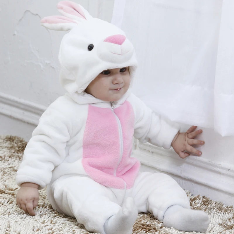 Umorden 0-4T Baby Rabbit Bunny Costume Kigurumi One Piece Romper Infant Toddler Jumpsuit Easter Halloween Fancy Dress