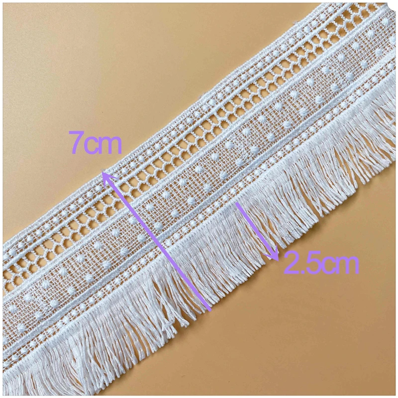 Embroidery Lace Trim Patchwork, Handmade DIY Garment, Needlework Sewing Accessories, Fabric Clothing Decoration,19Yards, 7cm,429