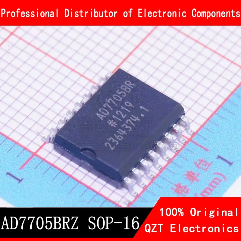 5 Buah Baru Asli AD7705BRZ SOP-16 AD7705 SOP16 Analog-ke-digital Converter Chip