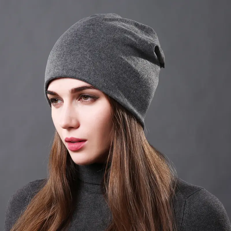 CNTANG New Autumn Winter Beanie Cotton Hat For Women Fashion Men Hip Hop Caps Casual Female Knitted Skullies Bonnets Warm Hats - Image 4