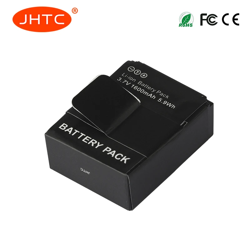 Batteria JHTC per Gopro Hero 3 batterie per fotocamere nere da 1600mah per Go Pro hero 3 hero hero 3 +