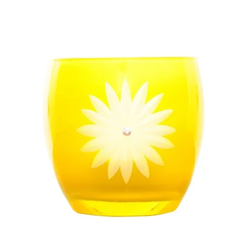 Arte Home Gelbere Yellow Candle Holder