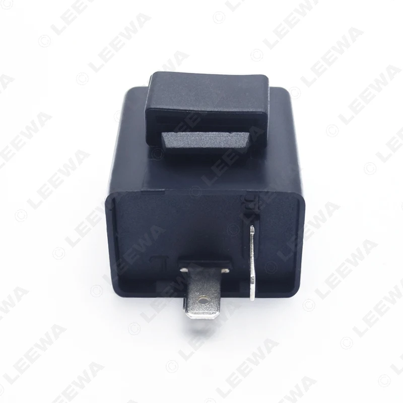 LEEWA 2pin 12V Car Motorcycle Bike Flasher Relay Resistor for Led Indicator #CA5351