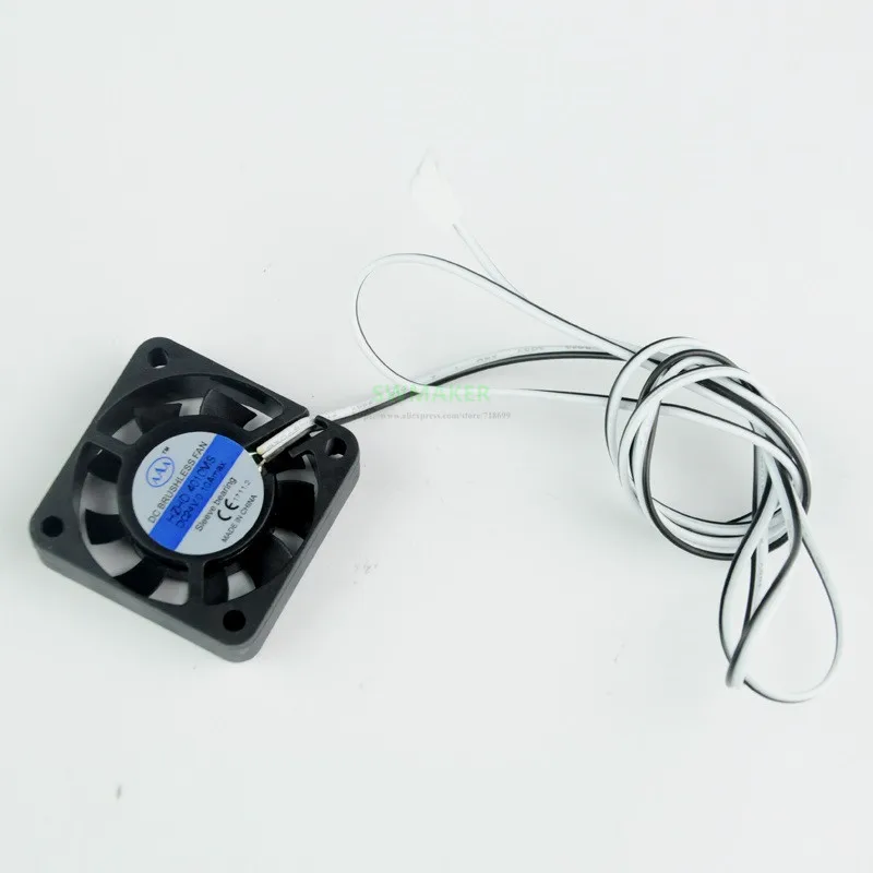 1pcs Wanhao Spare Part i3 Mini Extruder Fan 4010 24V 90cm of Duplicator i3 Mini FDM 3D Printer Parts