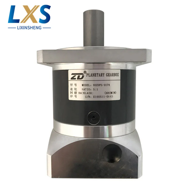 

ZD Planetary Gearbox 80ZDF5-0174 Ratio 5:1 High-precision Planetary Gear Servo Reducer