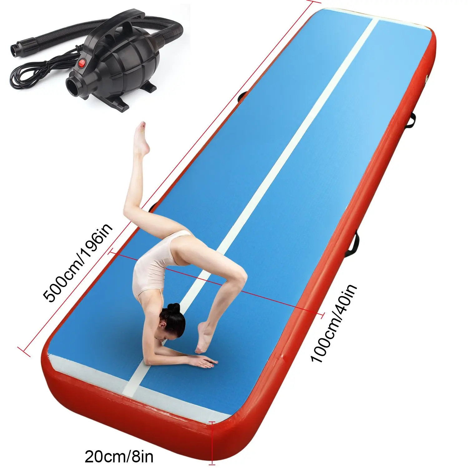 

Free Shipping 10ft 13ft 16ft Inflatable Air Gymnastics Mat Training Mats Inflatable Tumble Track Gymnastic Mats With Pump