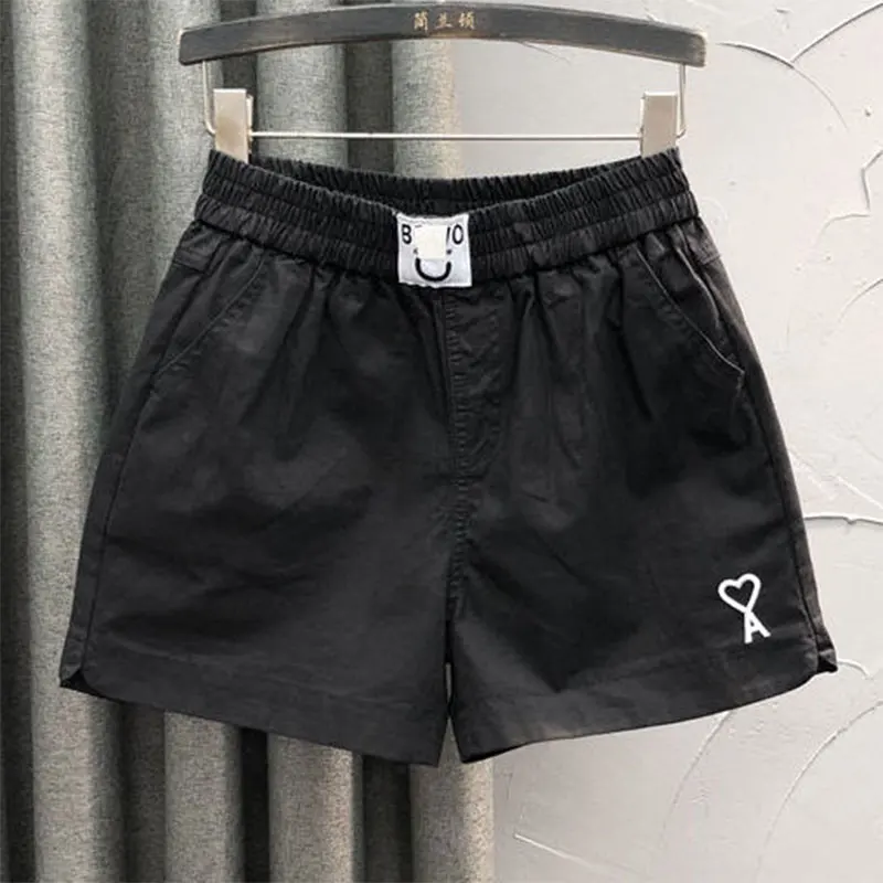 2021 Summer New Korea Fashion Women Elastic Waist Loose Shorts All-matched Casual Cotton Denim White Hot Pants V410