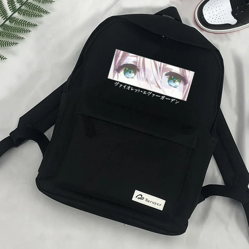 Hot Japanese Anime Violet Evergarden Schoolbag Backpack Kawaii Teenagers Computer Outdoor Laptop Travel Boys Girls Cartoon Bags