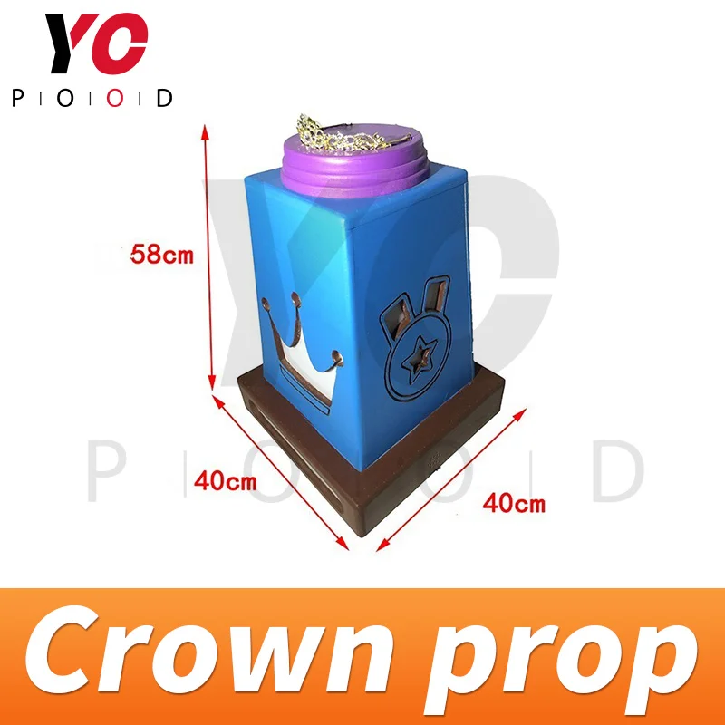 Crown stand prop put the crown on the groove of stand to unlock escape room game props adventure game