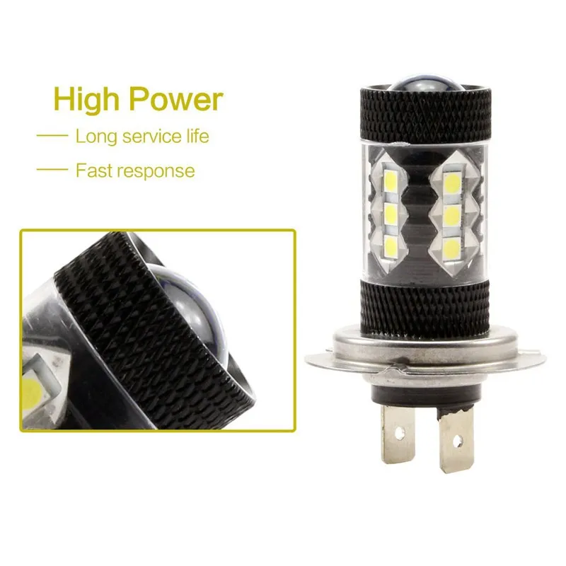 2Pcs White Colors H11 H8 9006 HB4 H4 881 H27 High Quality 3030 LED Auto Fog Lamp Car Anti Fog Light Bulb Fog lamps Yellow Blue