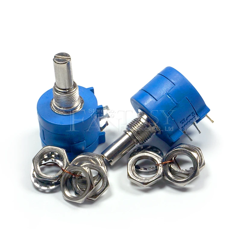 1pcs 3590S 1K 2K 5K 10K 20K 50K 100K ohm Precision Potentiometer Adjustable Resistor 3590 102 103 502 103 203 503 104