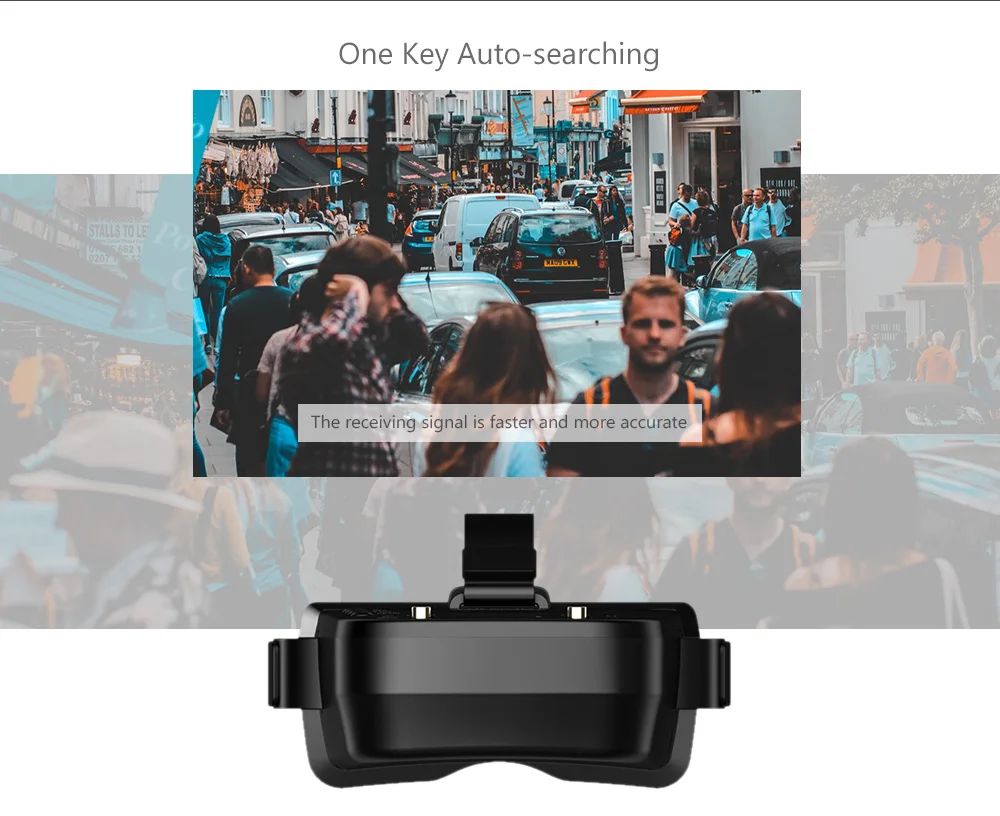Trasmettitore SLONWAKE 5.8G 48CH 4.2W VTX con fotocamera 1200TVL fpv e occhiali VR009 FPV Occhiali HD per cuffie video da 3 pollici 480 * 320px