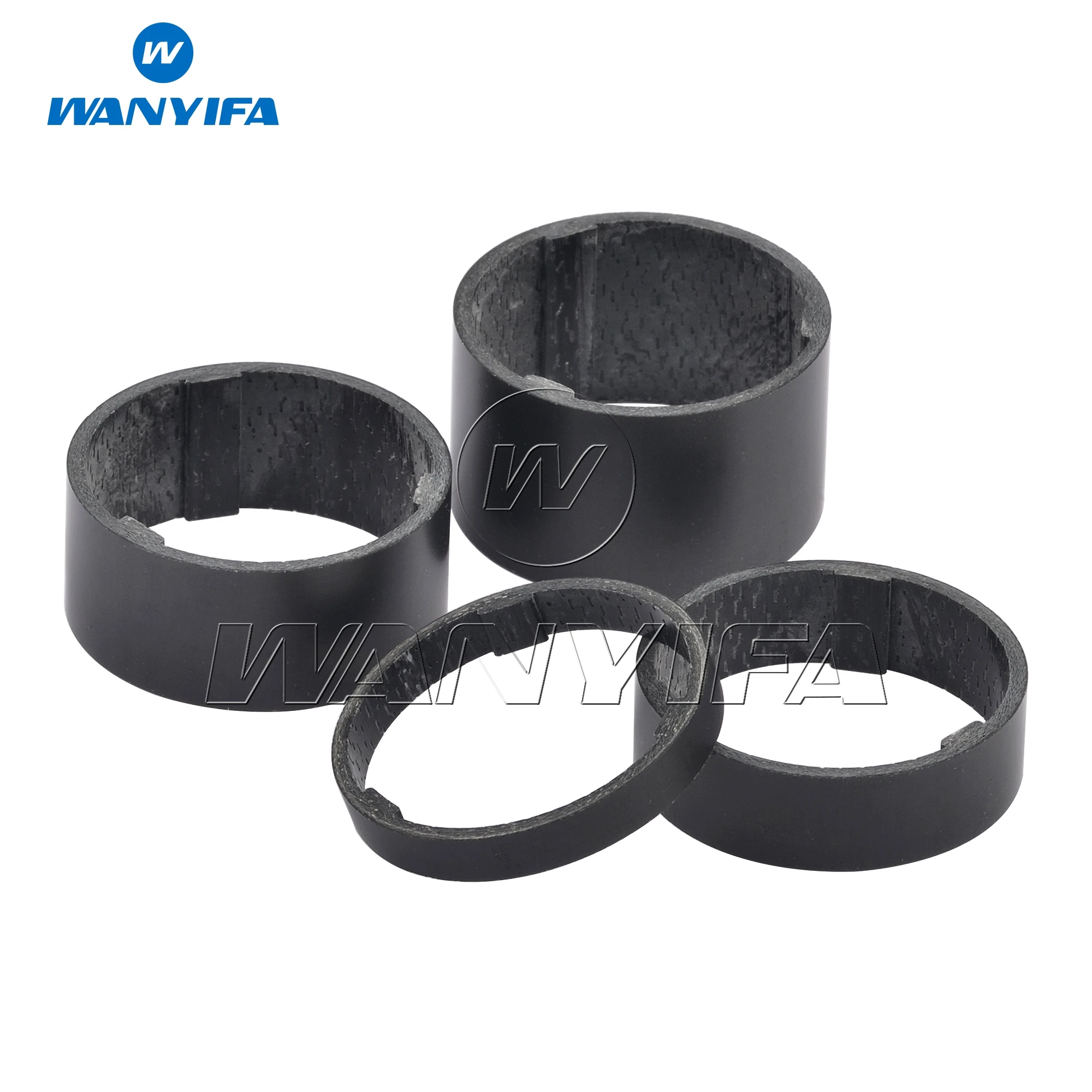 Wanyifa Carbon Fiber Bicycle Washer Stem Spacers to Fix The Bicycle MTB Accessories 5mm 10mm 15mm 20mm Glossy&Matte