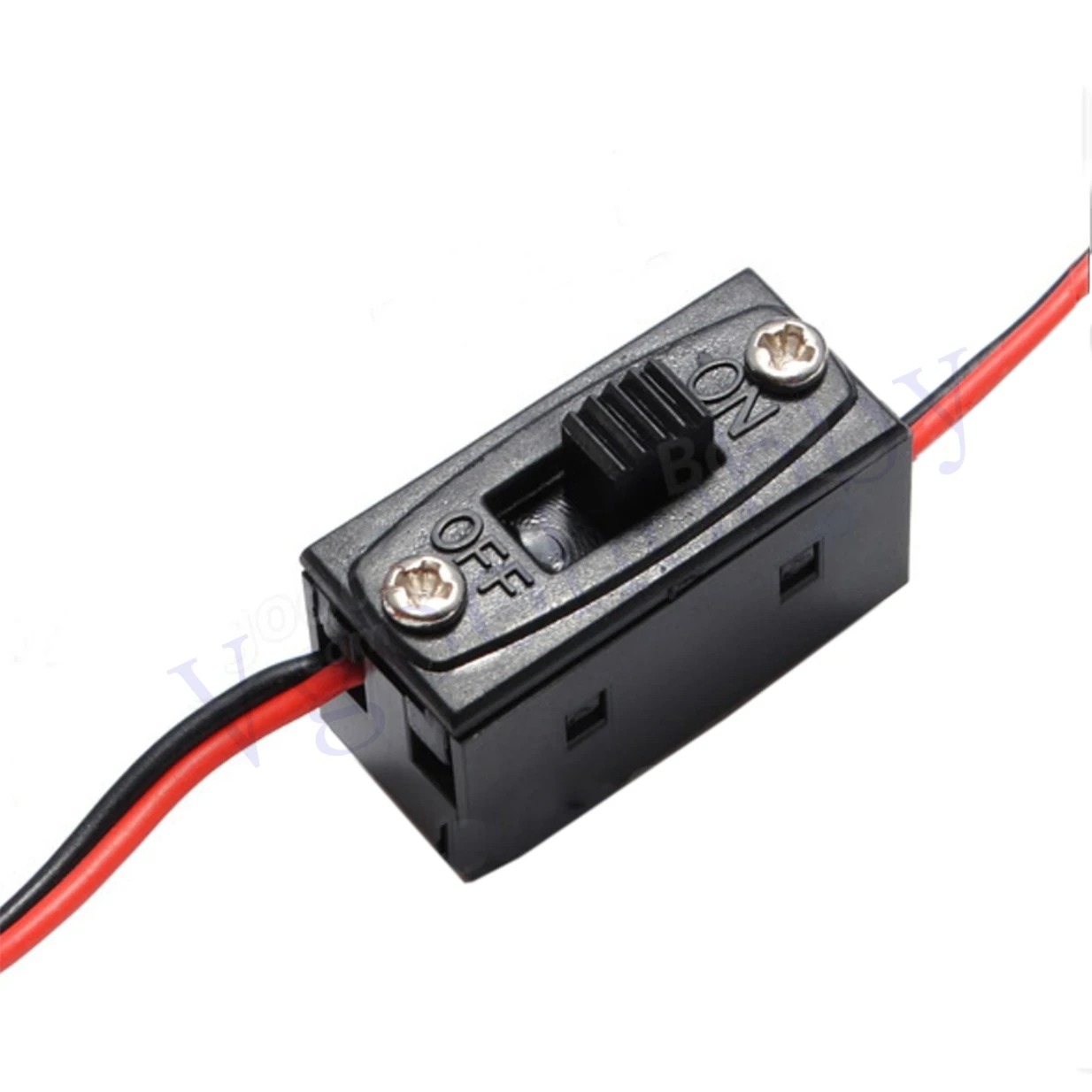 RC On/Off Power Switch Battery Receiver JST Connector for HSP RC 1/10 1/8 Car Crawler Buggy Multicopter Airplane -Red