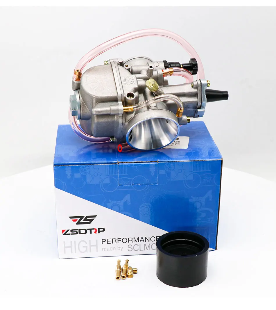 ZSDTRP Motorcycle New PWK 21/24/26/28/30/32/34mm Carburetor With Power Jet Fit On 50cc-250cc Scooter Pit Dirt Bike Off-road