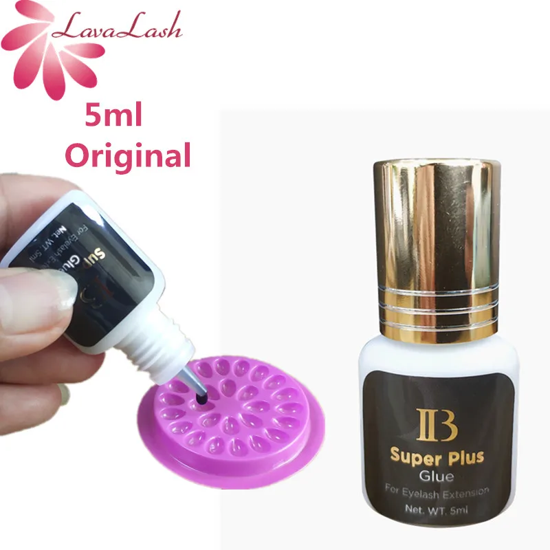 Ibeauty 5ml IB Super Plus colla per estensioni delle ciglia originale corea 1-2S strumenti per colla per ciglia finte ad asciugatura rapida 5 bottiglie