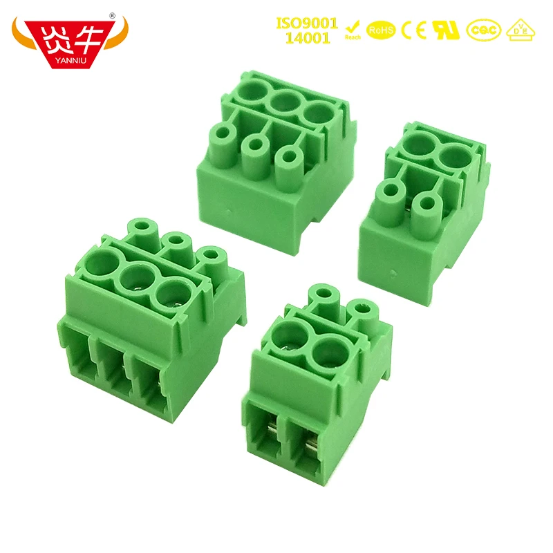 KF332AK KF332J 3.5 2P 3P PCB CONNECTOR UNIVERSAL SCREW TERMINAL BLOCKS DG333AK DG333J 3.5mm 2PIN ~ 12PIN PHOENIX CONTACT DEGSON