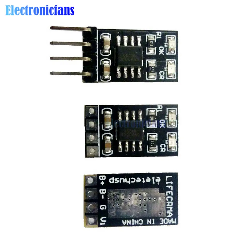 3.2V 3.6V LiFePO4 moduł ładowarki do akumulatorów automatyczne ładowanie akumulator litowo-żelazowo-fosforanowy przepięcie płyta ochronna z pinem