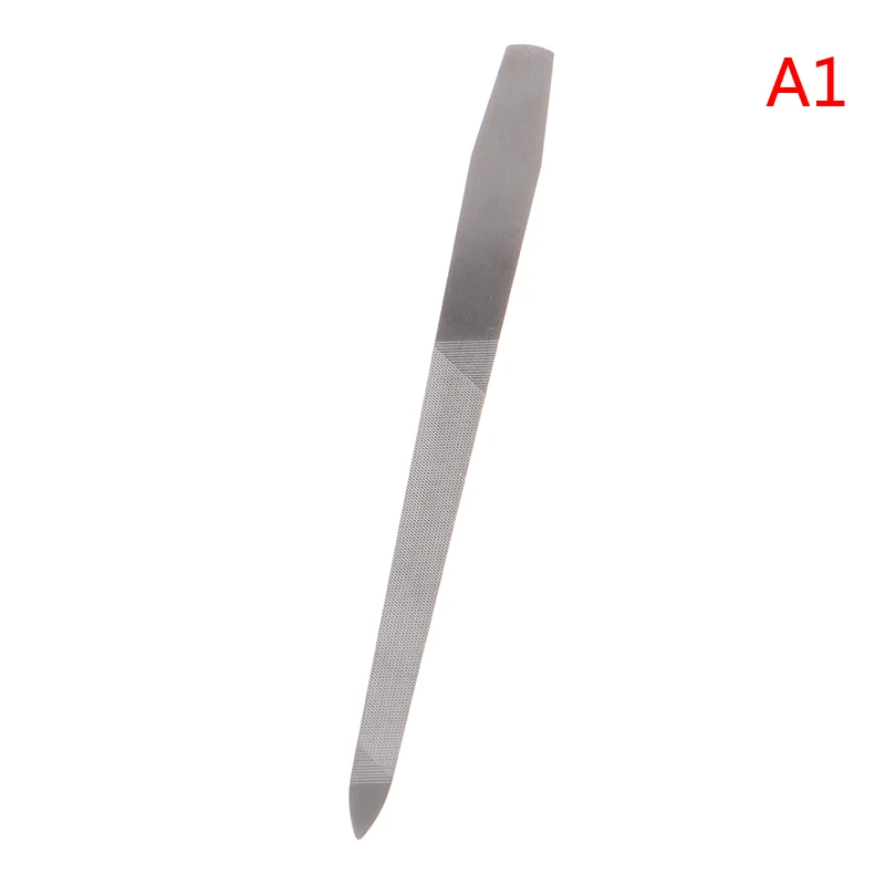 Stainless Steel Nail Art File Rod Double Sides Buffer Grinding Finger Cuticle Remover Polish Acrylic Gel Manicure Pedicure Tools