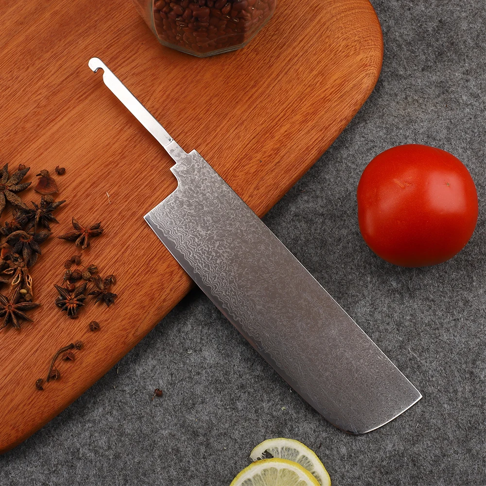 DIY Handmade Version 67 Iayers Damascus VG10 Steel Core Blade Kitchen Professional Slicing Cooking Tool EDC Knife