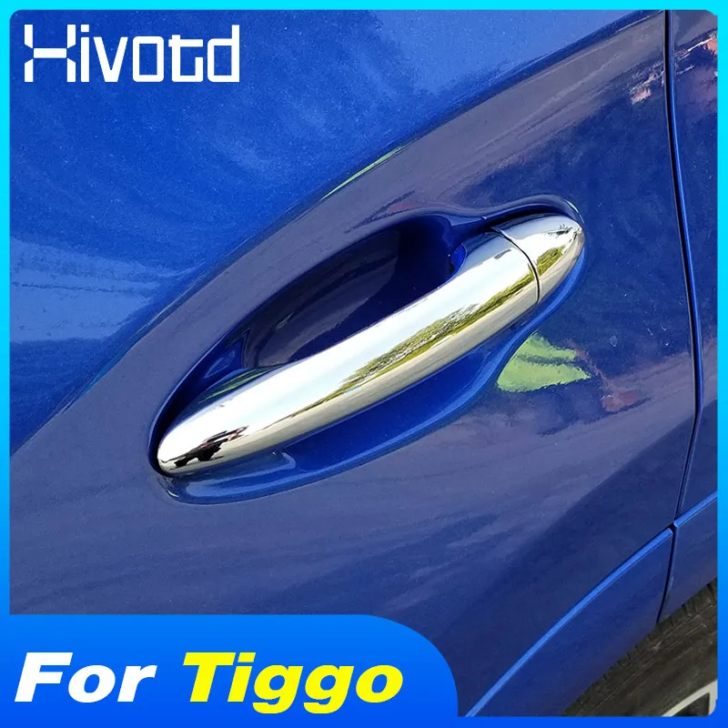 Voor Chery Tiggo 4 2020-2019 Deurgrepen Cover Garneer Versieringen Exterieur Wijzigen Accessoires Auto Styling Decoratie Lijstwerk Onderdelen