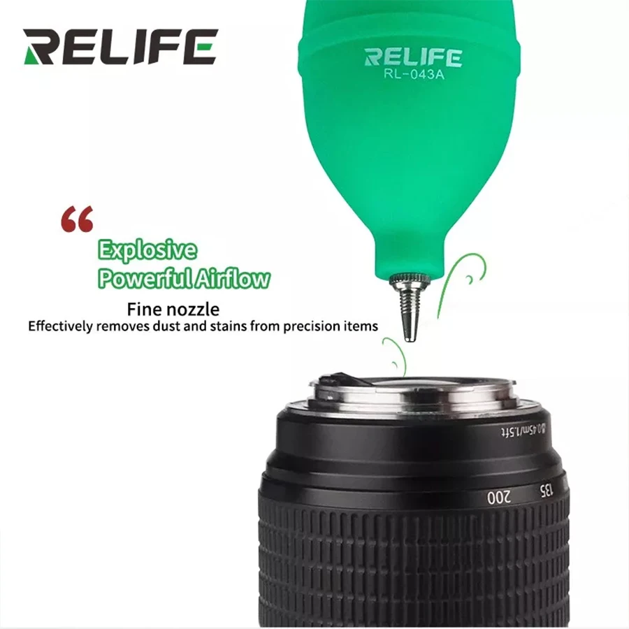 RELIFE RL-043A 2 In 1ซ่อมโทรศัพท์ฝุ่นเครื่องเป่าลม Ball ทำความสะอาดปากกาสำหรับ PCB PC คีย์บอร์ดกล้องเลนส์ฝุ่น...