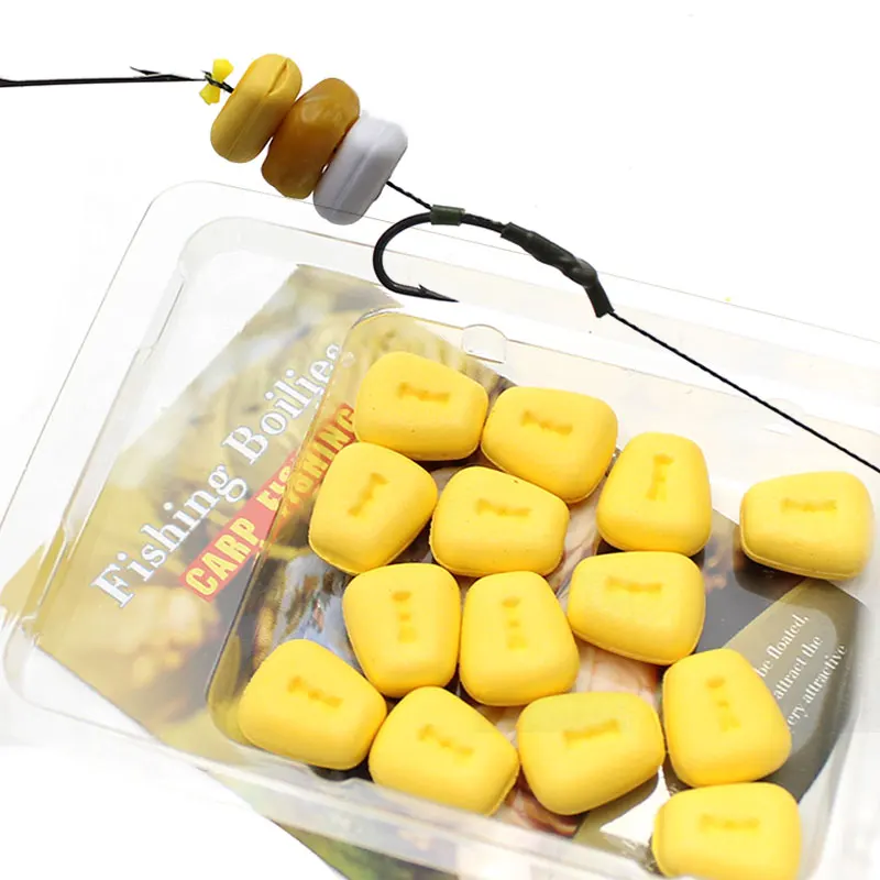 15pcs Carp Fishing Bait Corn Shape Artificial Fake Bait Pop Up Floating Corn Bait Boilies For Carp Rigs Bait Feeder Accessories