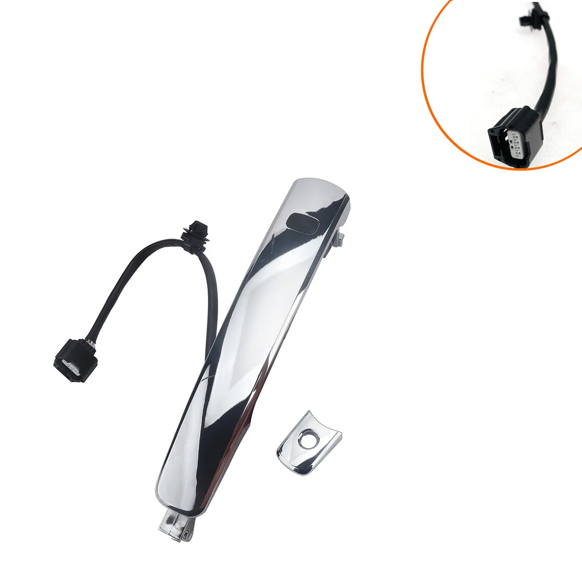 

For Nissan Rogue 2010-2013 Front Left outside Chrome Smart Entry Door Handle 80640-CZ31B 80645-CA000 Car Accessory