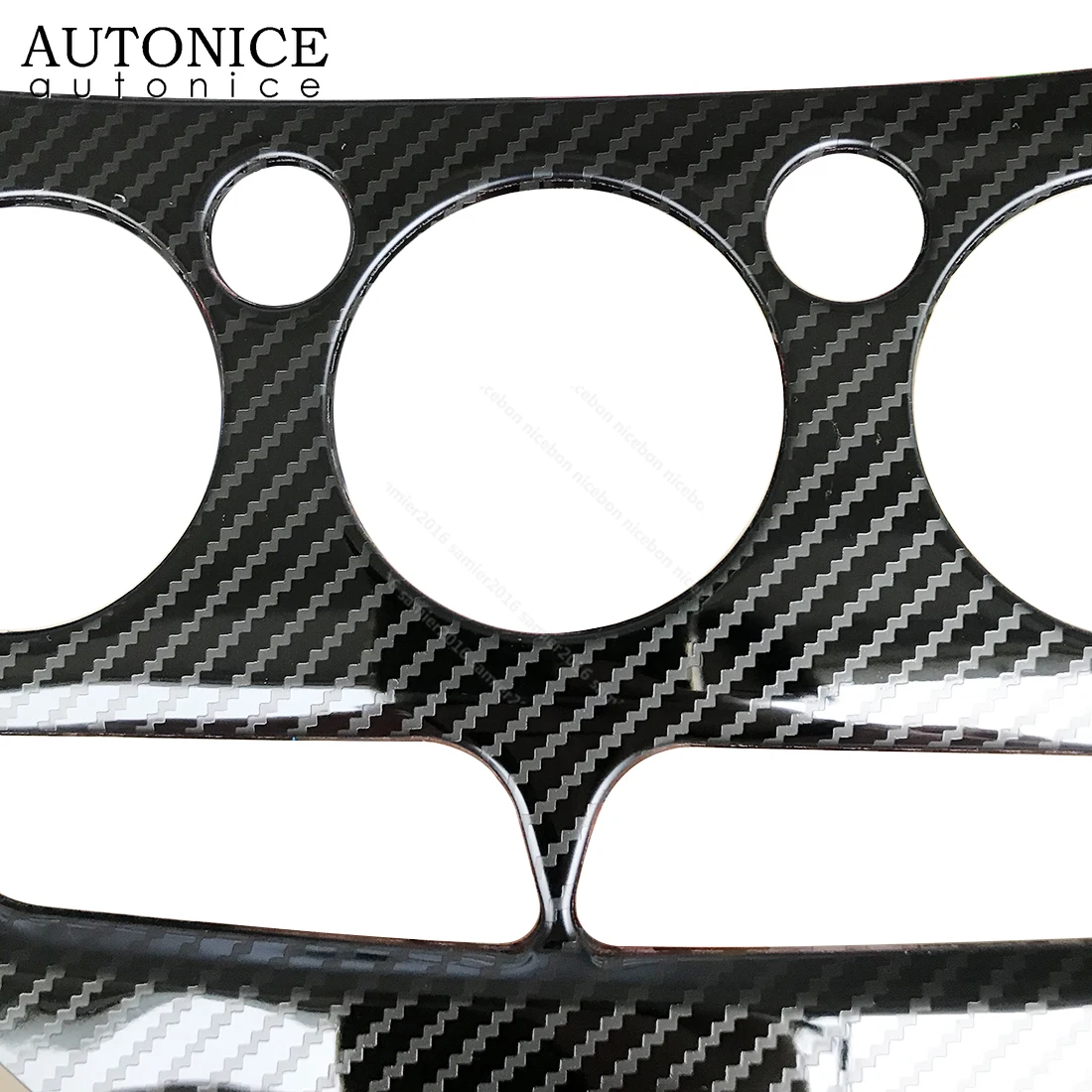 Fit for Ford Focus MK3 2012-2014 LHD Carbon Fiber Color Stainless Steel Air Condition Panel Control Trim LEFT HAND SIDE