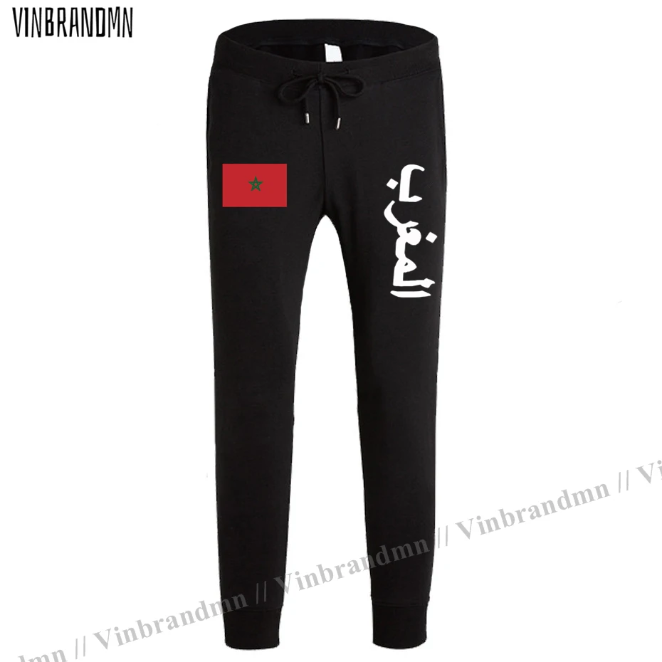 

The Western Kingdom of Morocco Moroccan MAR mens pants joggers jumpsuit sweatpants track sweat fitness fleece tactical casual