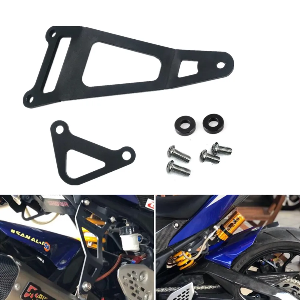 

Motorcycle rear pedal modified exhaust bracket For Yamaha MT-03 YZF R25 R3 2014-2021 19 18 17 16 15 YZFR25 exhaust bracket