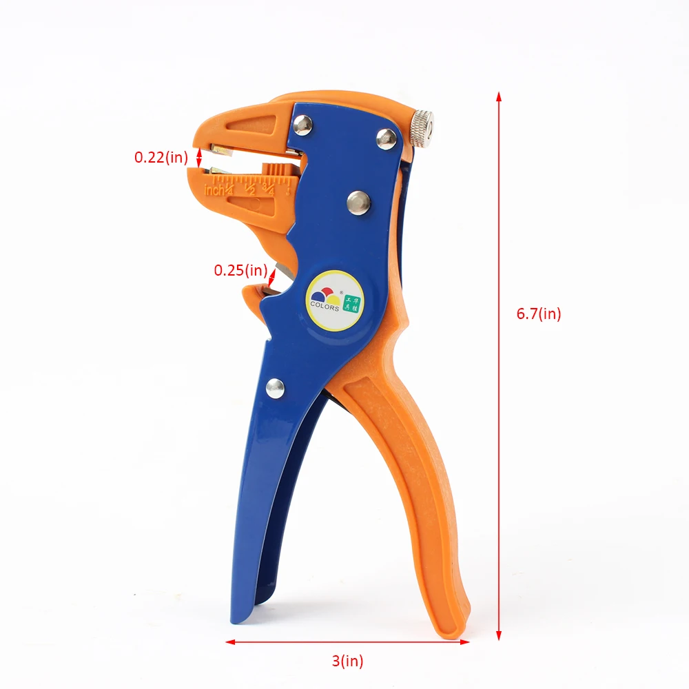 Pelacables de aislamiento autoajustable, HS-700D, Pelacables automático, rango de pelado 0,25-2,5 mm2 con herramienta de alta calidad