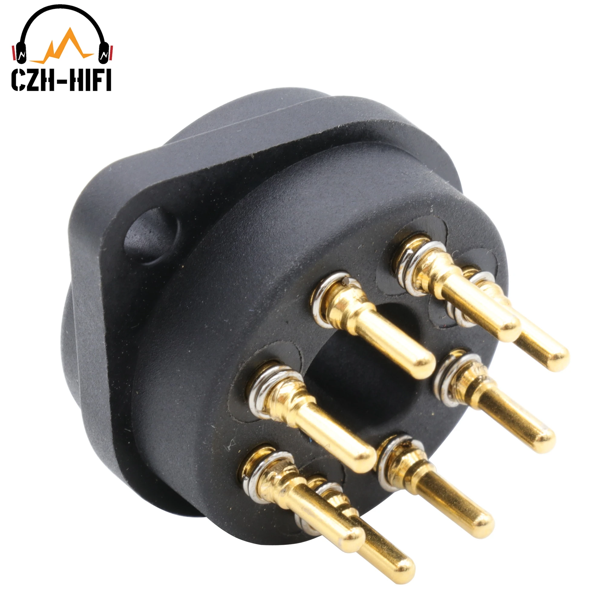 1pc 4Pin 8Pin 9Pin Polyimid Vakuum Rohr Buchse Power Lampe Jack für 300B EL34 274B 12AX7 ECC82 6DJ8 811 5U4 KT88 Audio HiFi – Detail 7