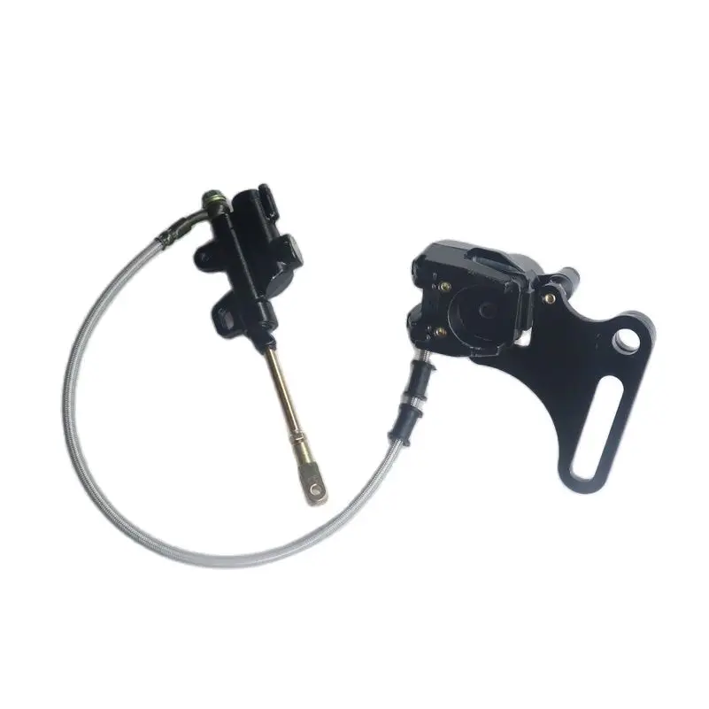 Motocross bike Rear Hydraulic Brake Assembly Cylinder Caliper Pump for 125cc 140cc Pit Dirt Bike