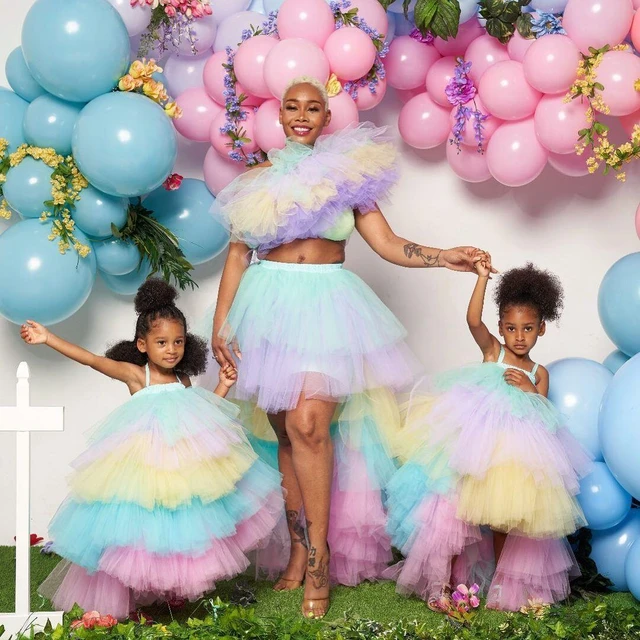 Mother and boy birthday and 2024 party costume