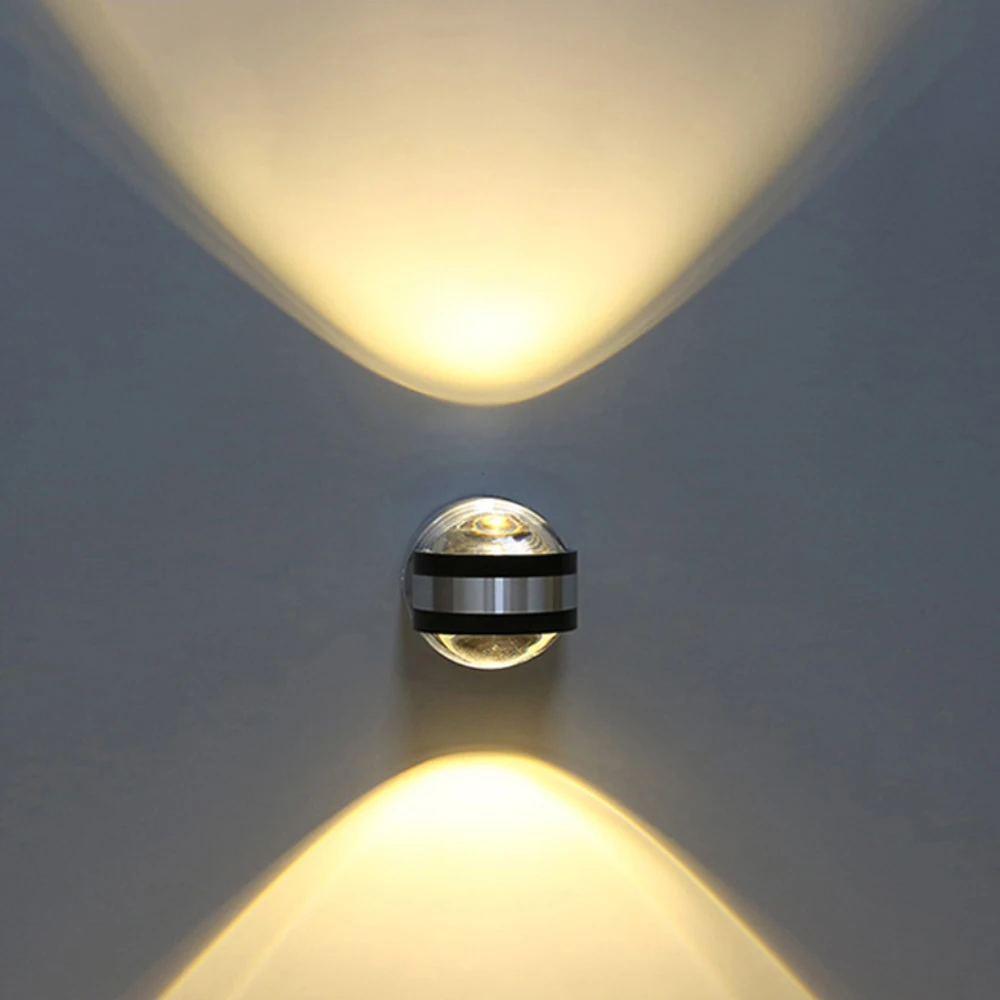 modern Up down wall lamp led indoor hotel decoration light living room bedroom bedside TV background picture Sconce lamps