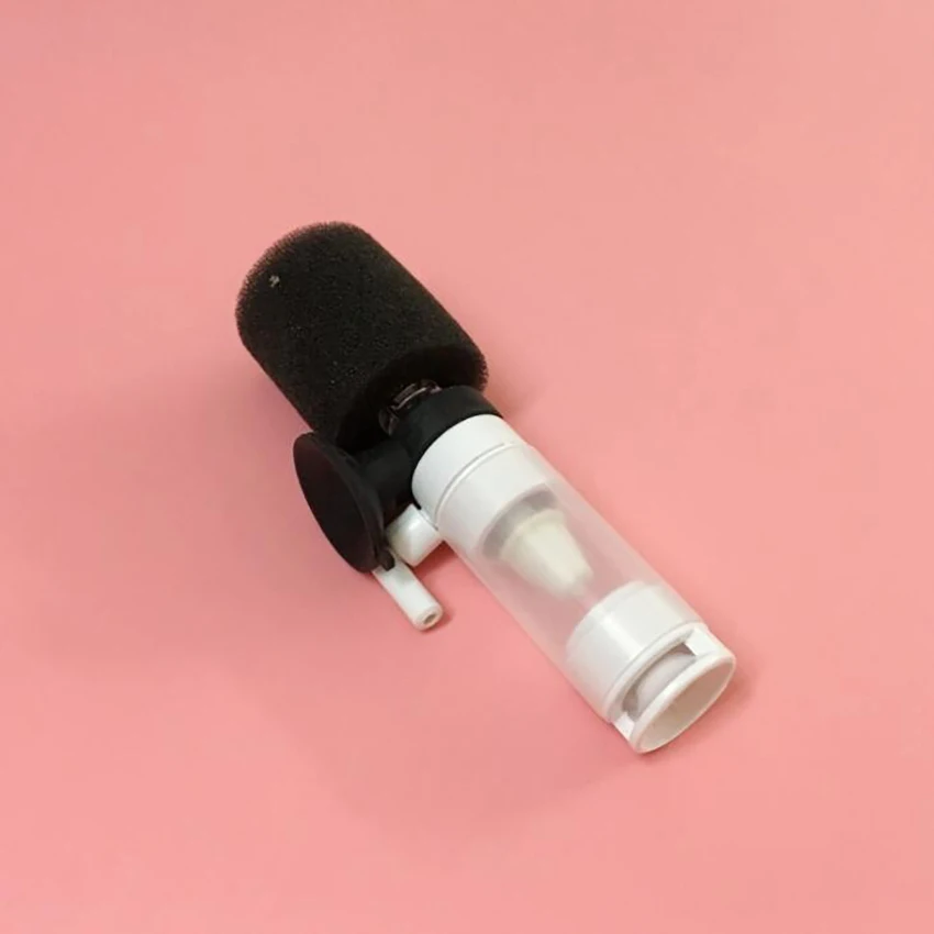 Small Pneumatic Aquarium Filter with 90cm Air Pipe, Fish Tank Filter Quiet Biochemical Sponge Internal Filter for Fish Tank