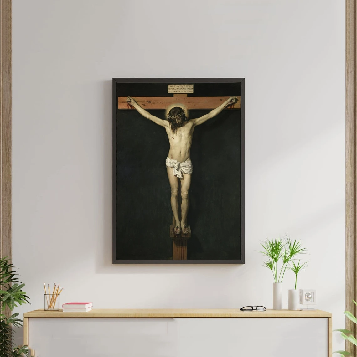 Christ Crucified Diego Velazquez Masterpiece Reproduction Art Poster Canvas Print Wall Painting Home Decoration