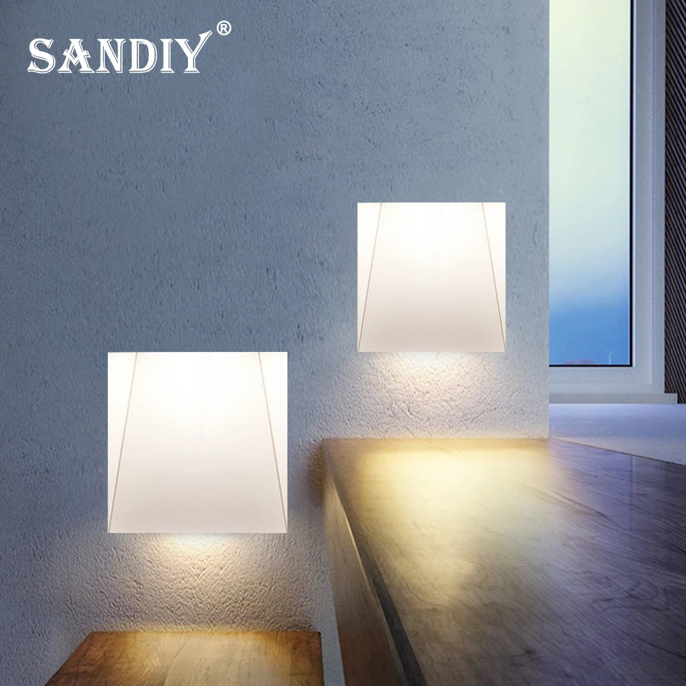 SANDIY-Lámpara de pared empotr - Foyer Lighting Wall Decor reseña y precio