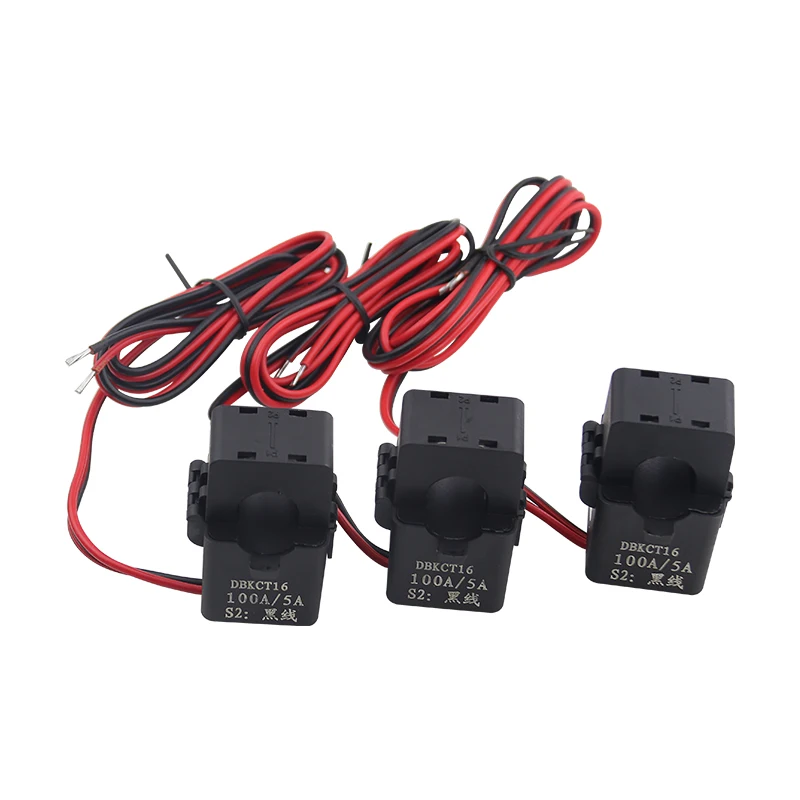 3PCS Split Core Current Transformer Mini KCT16 Open Type Current Transformer 50A100A 150A 200A CT Buckle Type