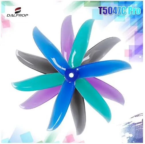 

4 pairs DALPROP CYCLONE T5047C PRO T5047BN 5047 Tri-Blade 3 blade Propeller
