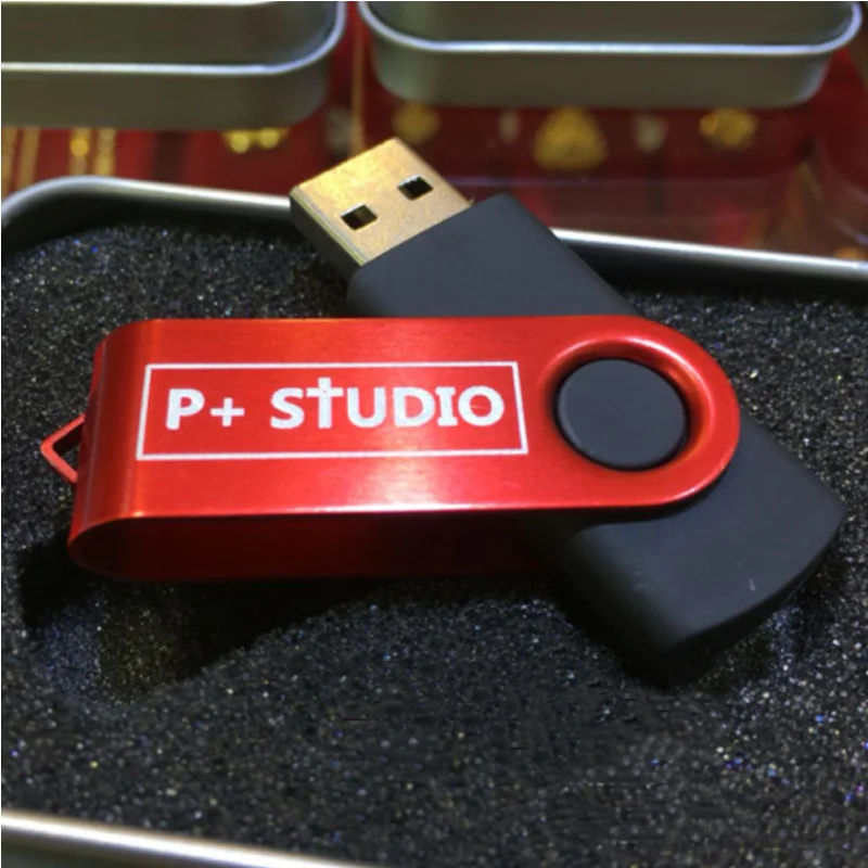 Clé USB personnalisée avec LOGO offert, support à mémoire de 1GB 2GB 4GB 8GB 16GB 32GB 64GB, 10 pièces/lot